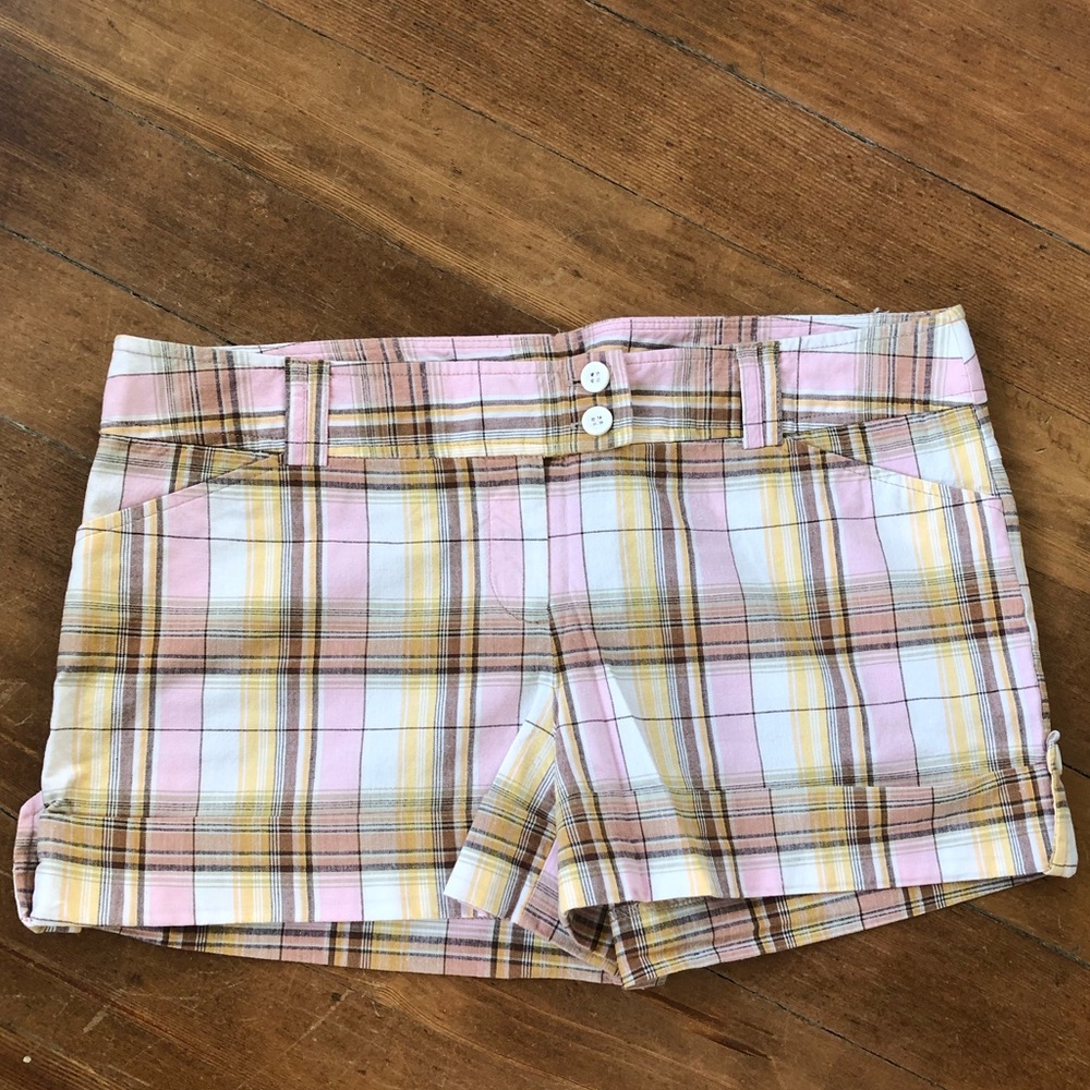 Girls Plaid Shorts